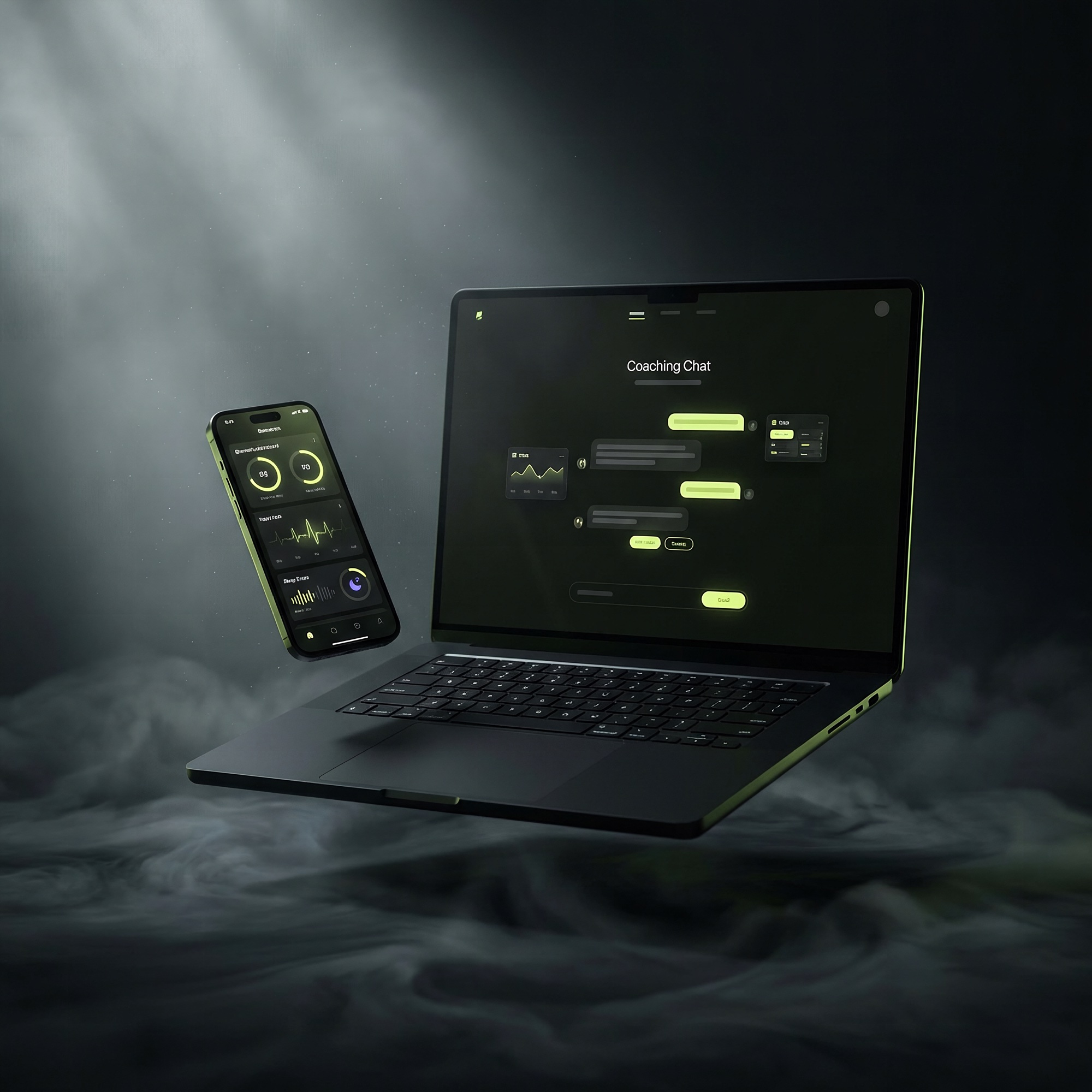 Webapp mockup, gesprek en dashboard